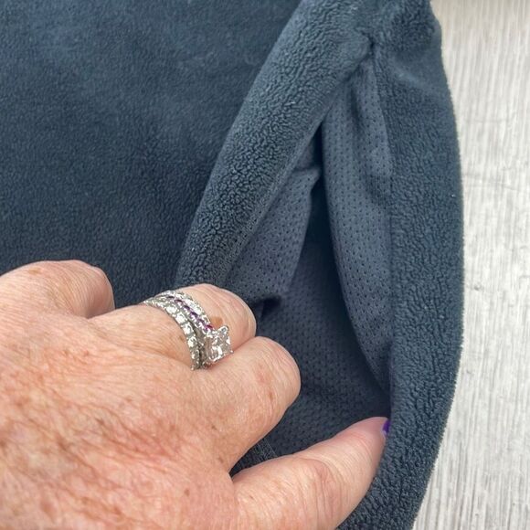 Nike Therma Victory Golf 1/2 Zip Midlayer Fleece Pullover. Black. Women's Medium - Picture 8 of 13